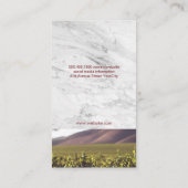 ワイン葡萄 | ブドウ畑 | ワイナリー 名刺 (裏面)