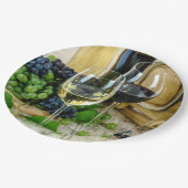 ワイン葡萄 ペーパープレート (アングル)