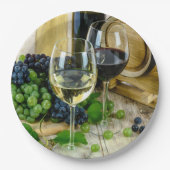 ワイン葡萄 ペーパープレート (正面)