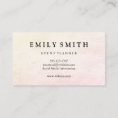 ワイン葡萄 |ワイナリーロゴ 名刺 (裏面)