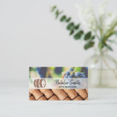 ワイン葡萄 | ワインバレル | コルクス 名刺 (スタンド正面)