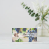 ワイン葡萄 | ワインバレル 名刺 (スタンド正面)