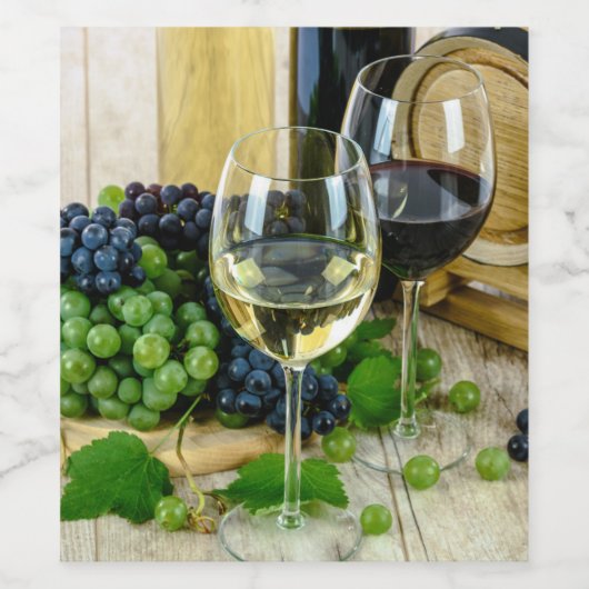 ワイン葡萄 ワインラベル (シングルラベル)