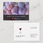 ワイン葡萄 名刺 (正面/裏面)