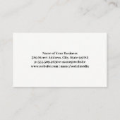 ワイン葡萄 | QRバーコード |木目 名刺 (裏面)