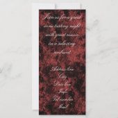 ワイン試飲の招待カード (裏面)