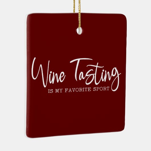 ワイン試飲は私のスポお気に入りのートアクリルオーナメント セラミックオーナメント (右)