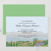 ワイン試飲またはワイナリー見学 招待状 (正面/裏面)