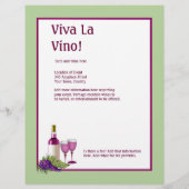 ワイン試飲イベントチラシ チラシ (裏面)