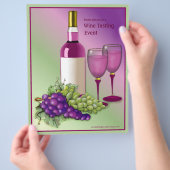 ワイン試飲イベントチラシ チラシ (手)