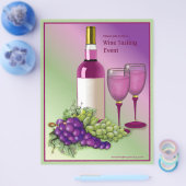 ワイン試飲イベントチラシ チラシ (シングル)
