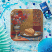 ワイン試飲イベント ペーパープレート (パーティー)