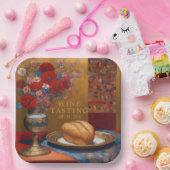 ワイン試飲イベント ペーパープレート (パーティー)