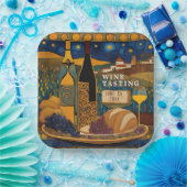 ワイン試飲イベント ペーパープレート (パーティー)