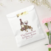 ワイン試飲カクテルパーティーボトルグラスブドウ フェイバーバッグ (封をした状態)