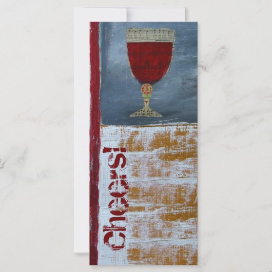 ワイン試飲スコアカード – 応援 (正面)