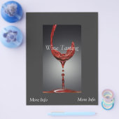 ワイン試飲チラシ チラシ (シングル)