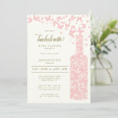 ワイン試飲バチェロレッテ蝶赤面 招待状 (スタンド正面)