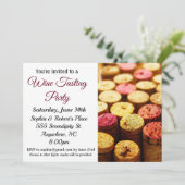 ワイン試飲パーティの招待状 招待状 (スタンド正面)