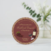 ワイン試飲パーティーイベント招待状 招待状 (スタンド正面)