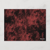 ワイン試飲パーティーテーブル番号葉書 ポストカード (裏面)