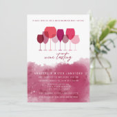 ワイン試飲パーティー、新築祝い 招待状 (スタンド正面)