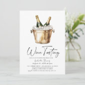 ワイン試飲ブライダルシャワー 招待状 (スタンド正面)