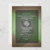 ワイン試飲ペアリングパーティーエレガント~ 5 x 7 招待状 (裏面)