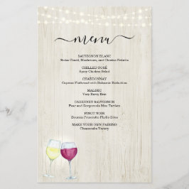 ワイン試飲メニュー