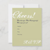 ワイン試飲会への招待 招待状 (裏面)