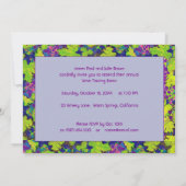 ワイン試飲招待状「マイティ・ワインメーカー」 (裏面)