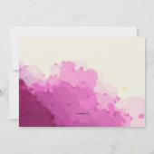 ワイン試飲招待状 招待状 (裏面)