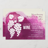 ワイン試飲招待状 招待状 (正面/裏面)