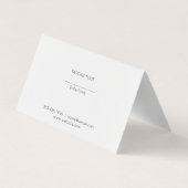 ワイン試飲 |大理石 |ワインオープナー 名刺 (裏面)