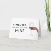 ワイン誕生日カード シーズンカード (正面)