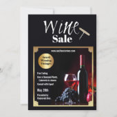 ワイン販売招待 招待状 (正面)