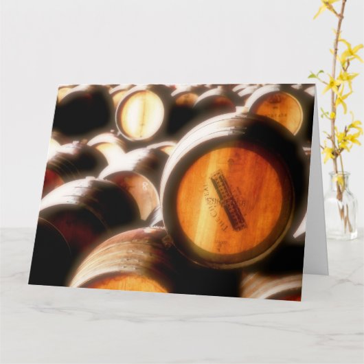 ワイン貯蔵室のテーマの巨大な芸術カードオーストラリア カード (黄色い花)