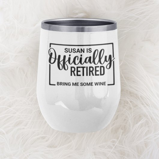 ワイン退職したを持ってきてくパーソナライズされたれ