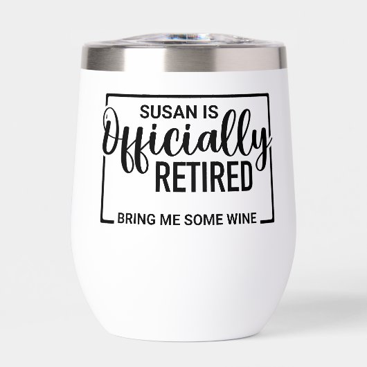 ワイン退職したを持ってきてくパーソナライズされたれ (正面)