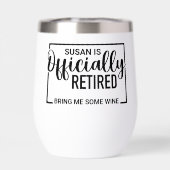 ワイン退職したを持ってきてくパーソナライズされたれ (背面)