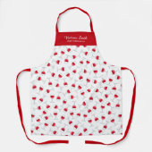 ワイン通いオールオーバープリントエプロン エプロン (正面)
