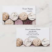 ワイン造りのソムリエに栓をします 名刺 (正面/裏面)