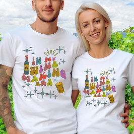 ワイン醸造ホビーカスタム文字背中 Tシャツ