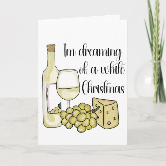 ワイン関連クリスマスカード カード (正面)