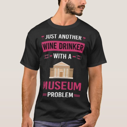ワイン飲み博物館 Tシャツ (正面)
