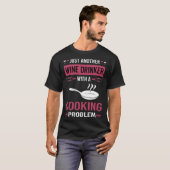 ワイン飲み料理人 Tシャツ (正面フル)