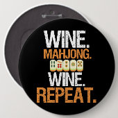ワイン麻雀ワインリピーター賭博デ 缶バッジ (正面&裏面)