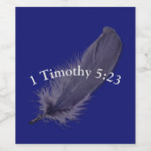 ワイン1テモテ5:23 ワインラベル (シングルラベル)