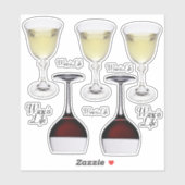 ワイン10スクラップブックデカールのライフシート シール (シート)