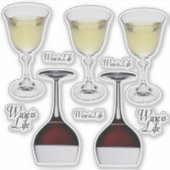 ワイン10スクラップブックデカールのライフシート シール (正面)